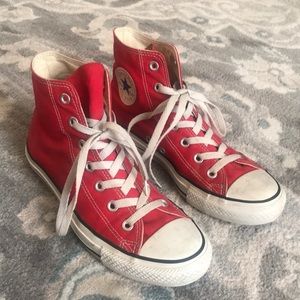 Converse All Star Chuck Taylor Red High Tops